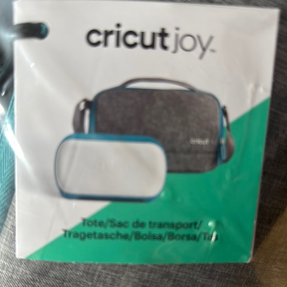 Cricut Joy Gray and Teal Organizer Bag - Picture 2 of 2